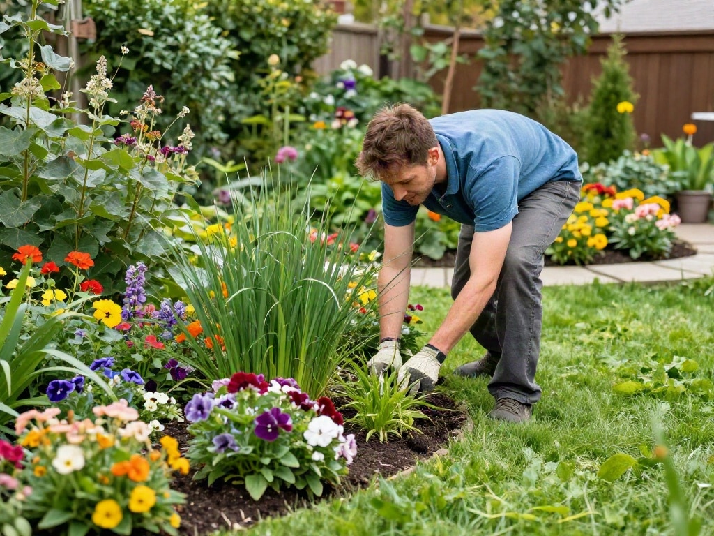 Garten ohne Rasen