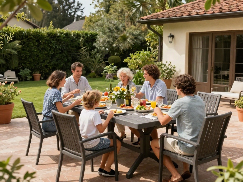 Gartentisch Größe