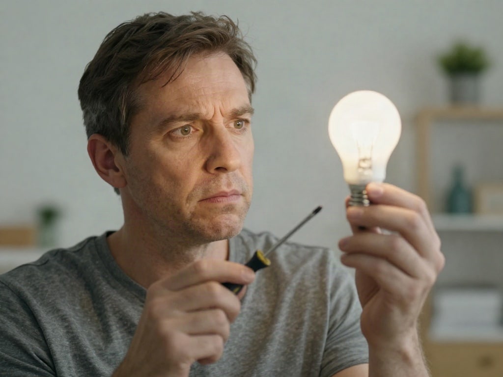LED flackert