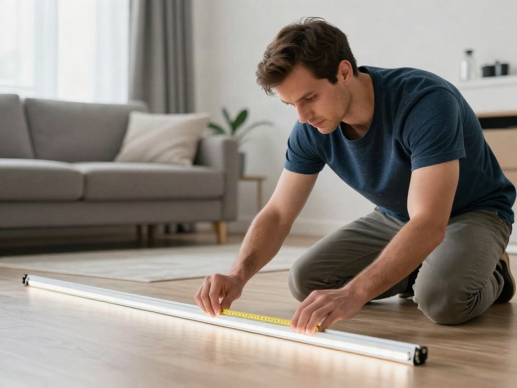 LED Streifen anbringen
