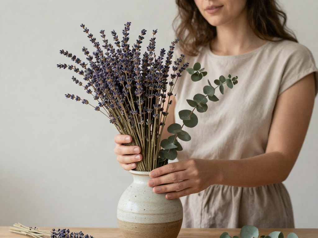 Trockenblumen Deko