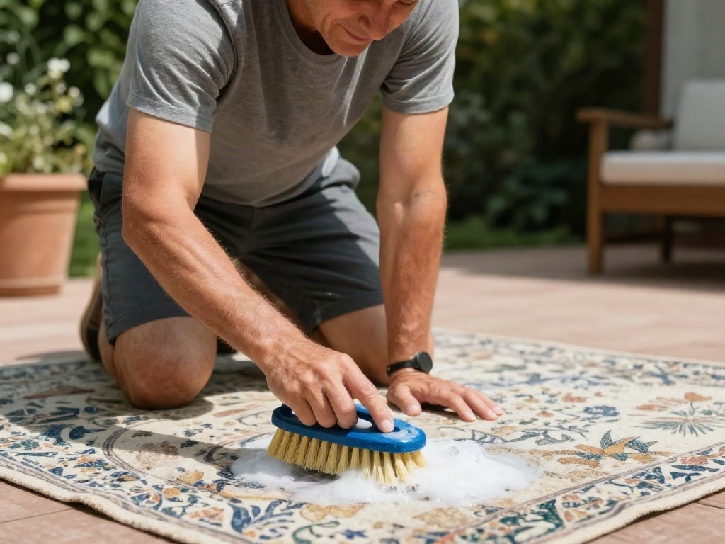 Outdoor Teppich reinigen