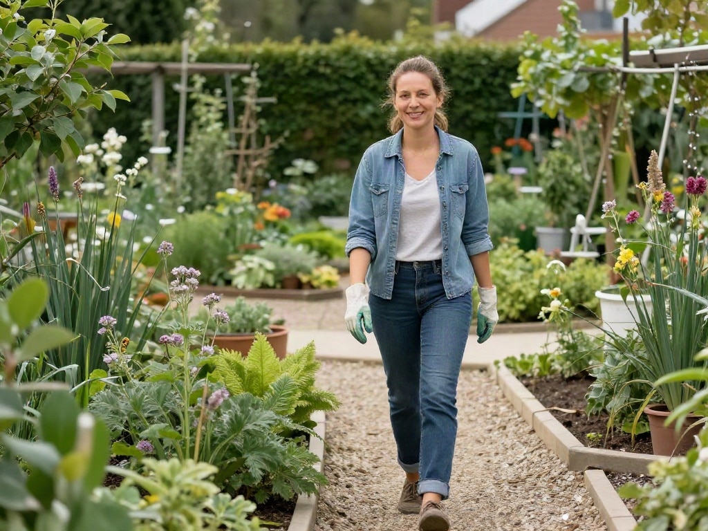 pflegeleichten Garten gestalten