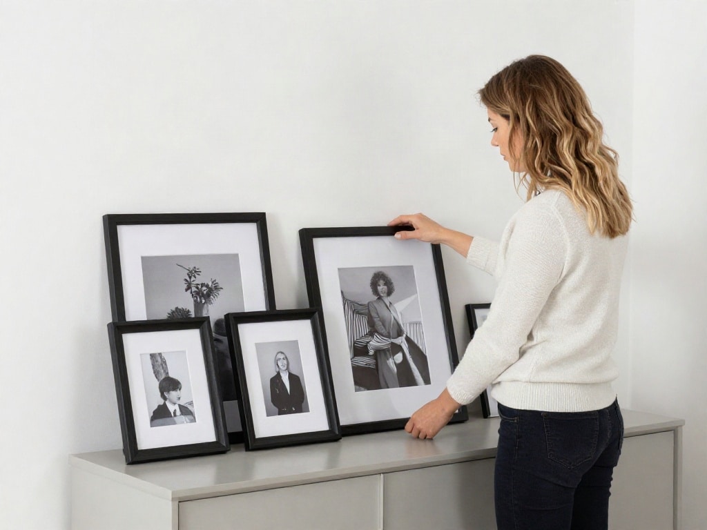 Deko auf Sideboard