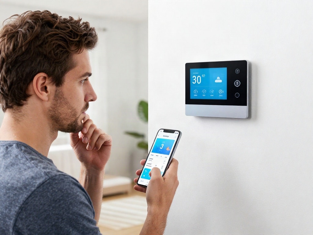 smartes Thermostat Fußbodenheizung