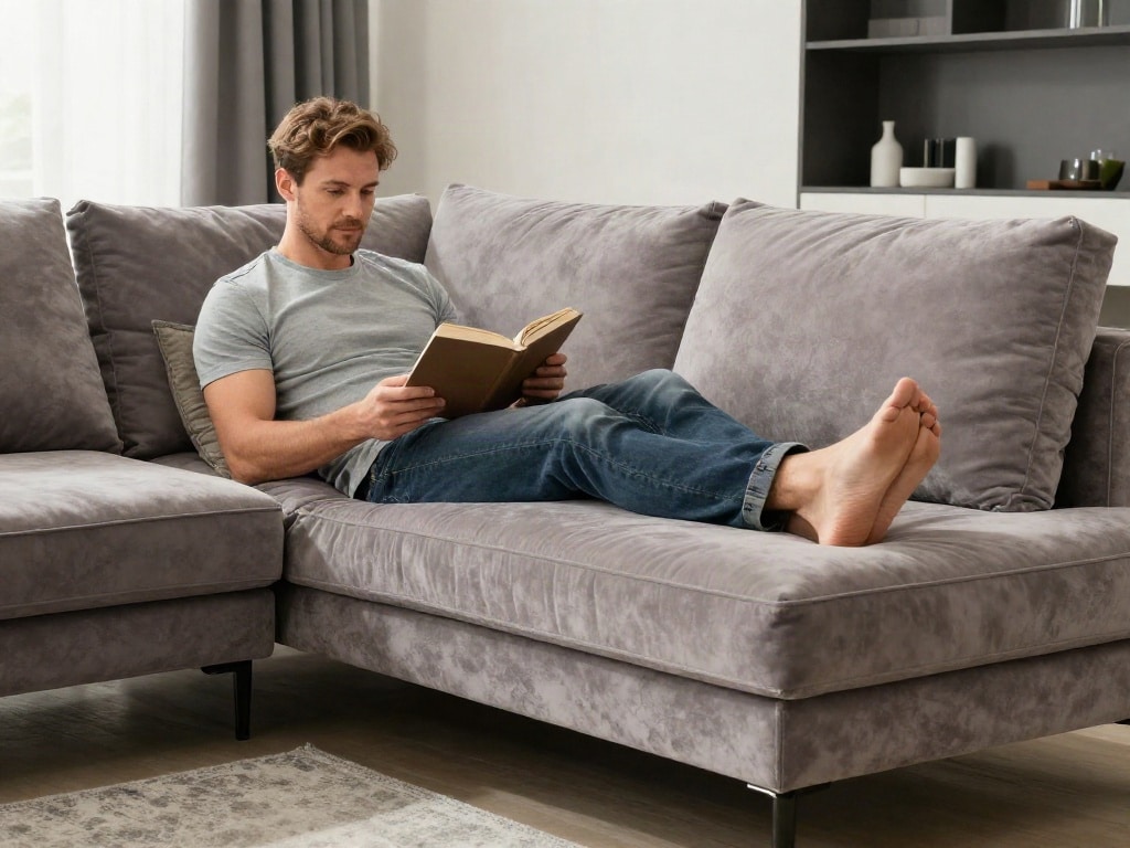 Sofa mit Longchair