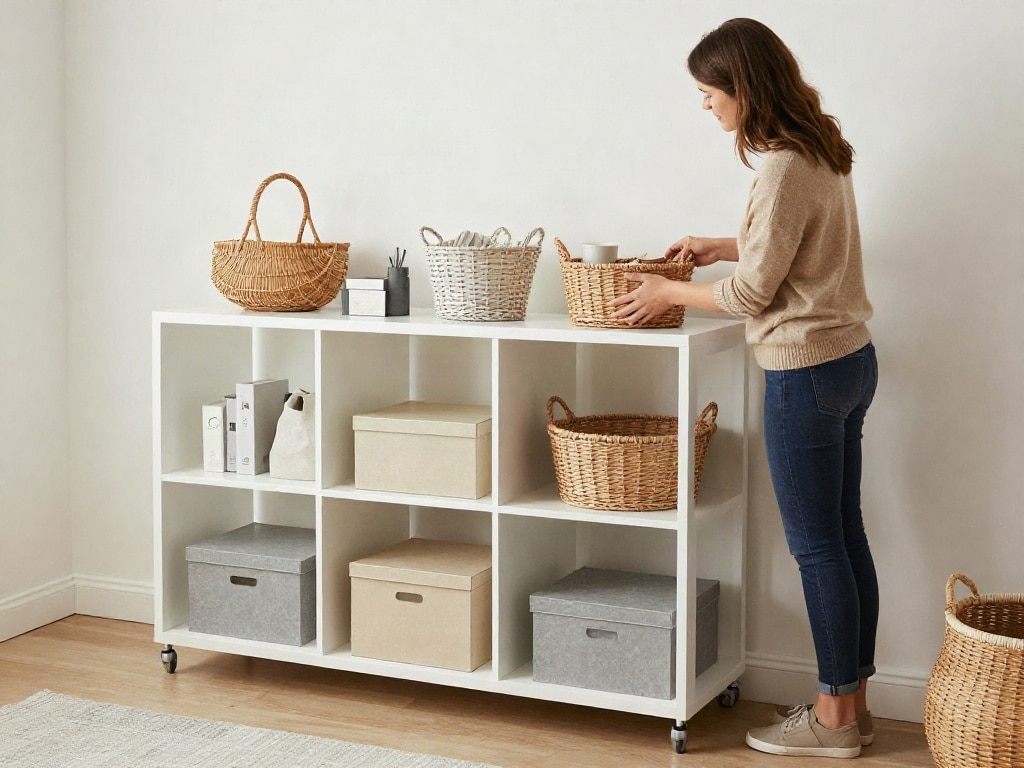 Wohnzimmer Stauraum