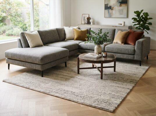 Teppich zu Ecksofa