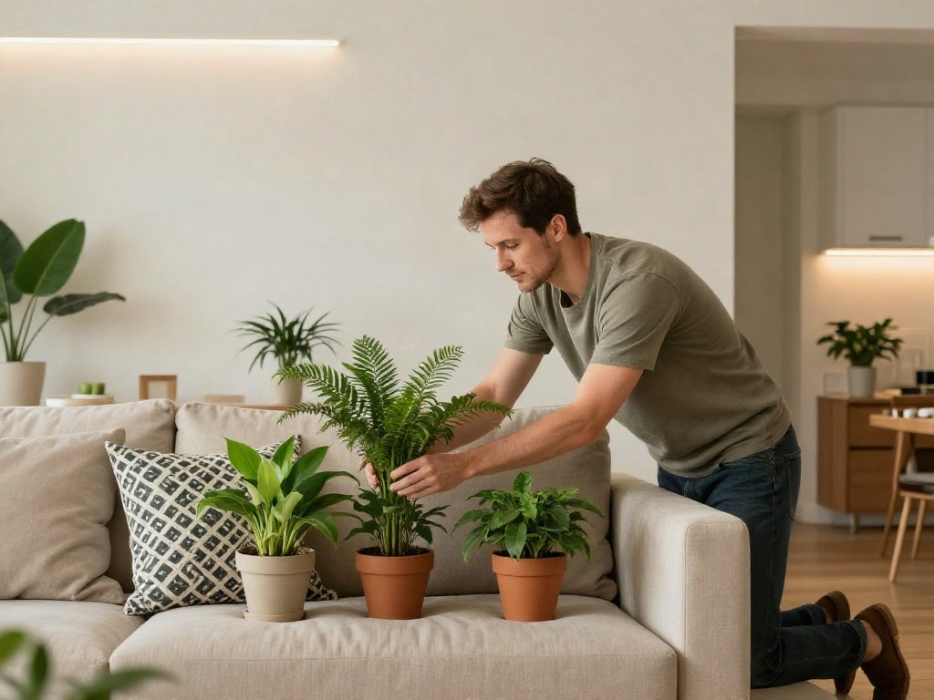 Wohnzimmer beige einrichten